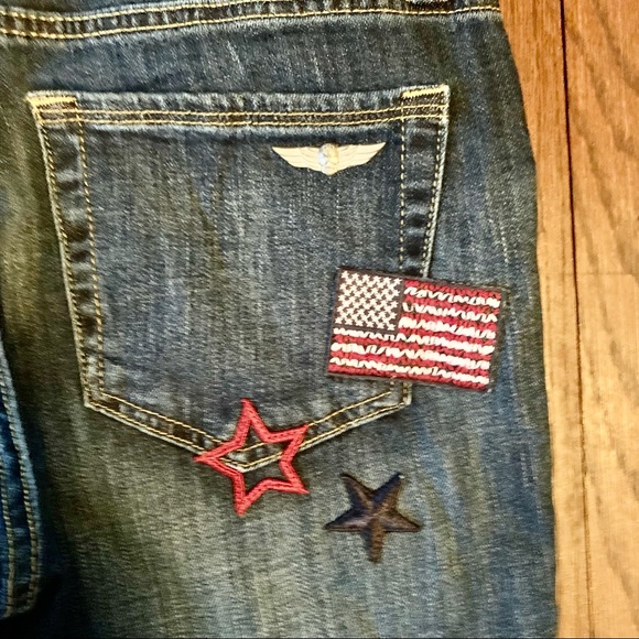 Rock & Republic Jeans Rock Republic American Flag Patch Jeans 6